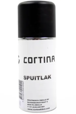 Uitverkoop Spuitlak Jet Black Matt - Cortina